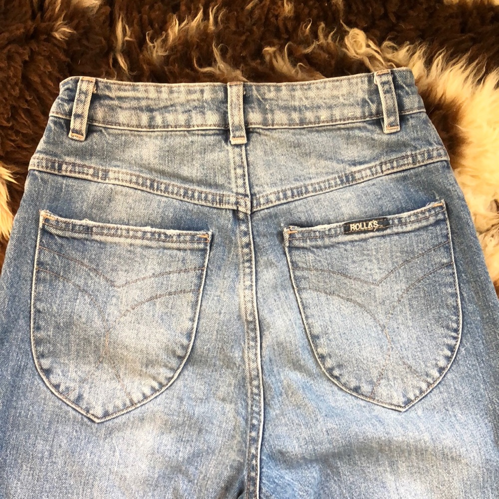 Rollas’s High Rise Slim Duster Jeans
